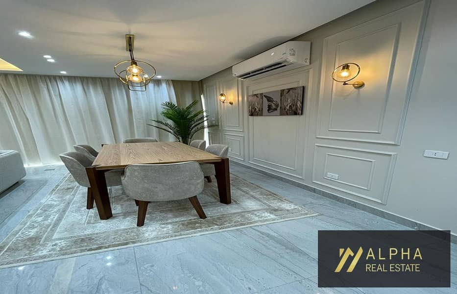 Apartment for Rent in Lakeview Compound New Cairo Fifth Settlement 142 sqm Reception 2 Bedrooms Including Master 2 Bathrooms American Kitchen Prime Lo - Widok 4