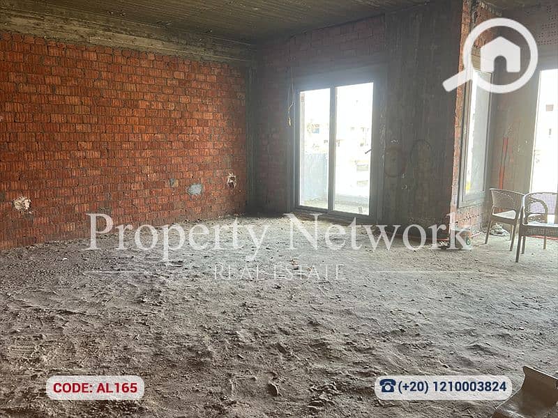 Semi Finished Apartment for Sale – West Golf Extension – New Cairo Prime location Ready to move – pohled 3