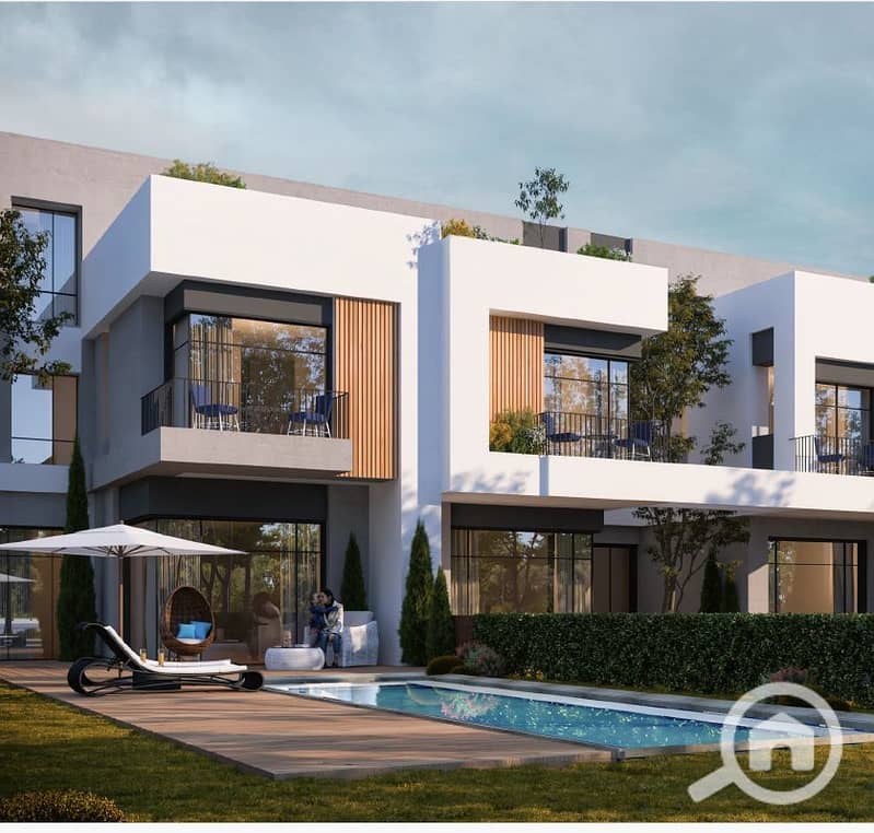 The lowest down payment to own a townhouse in New Zayed, with the longest repayment period, directly in front of Sphinx Airport. - Ansicht 2