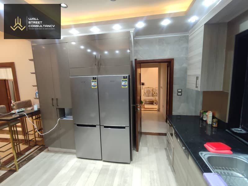 Ultra super deluxe fully finished and fully furnished apartment for rent with immediate delivery in The Waterway New Cairo, in the heart of Fifth Sett - Widok 6