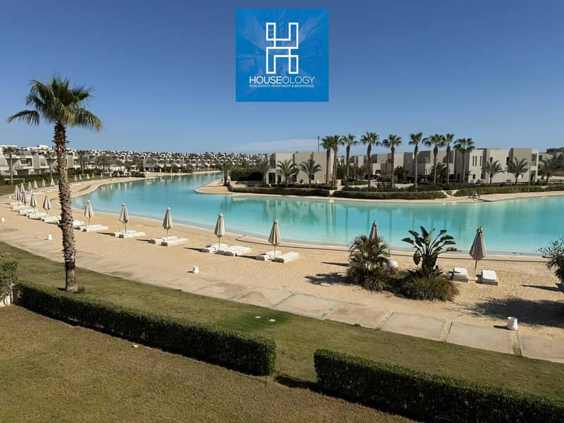 Twin house in Azha Ain Sokhna, directly on the Crystal Lagoon, 20 million less than the company price. Ready to move, ready for viewing. - Ansicht 3