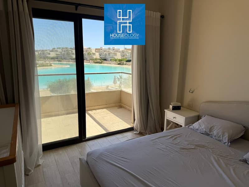 Twin house in Azha Ain Sokhna, directly on the Crystal Lagoon, 20 million less than the company price. Ready to move, ready for viewing. - Ansicht 5