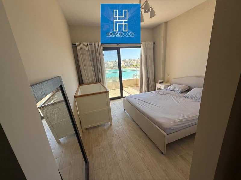 Twin house in Azha Ain Sokhna, directly on the Crystal Lagoon, 20 million less than the company price. Ready to move, ready for viewing. - Mehr