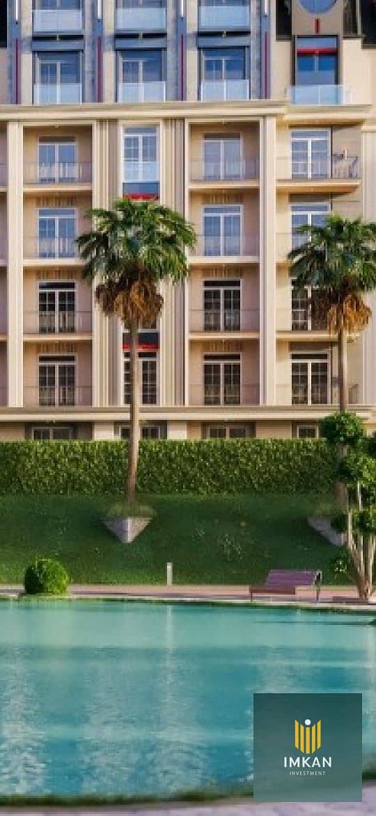 100m² apartment with garden for sale in installments over 10 years with a 45% discount for cash, next to AUC in Fifth Settlement, in Azar Compound, Ca - Widok 3