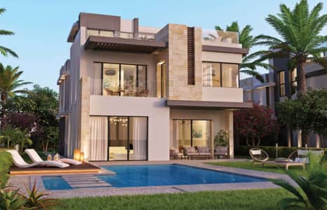 4 Bedroom Twin House for Sale in 6th of October, Giza - Villas-For-Sale-in-Tawny. png