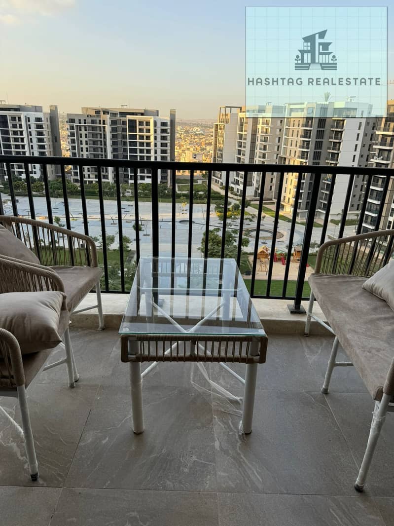 Hotel apartment for daily rent in Zaid Towers, Sheikh Zayed, one of the most upscale and best compounds and the safest, fully furnished and air-conditioned. - Widok 3