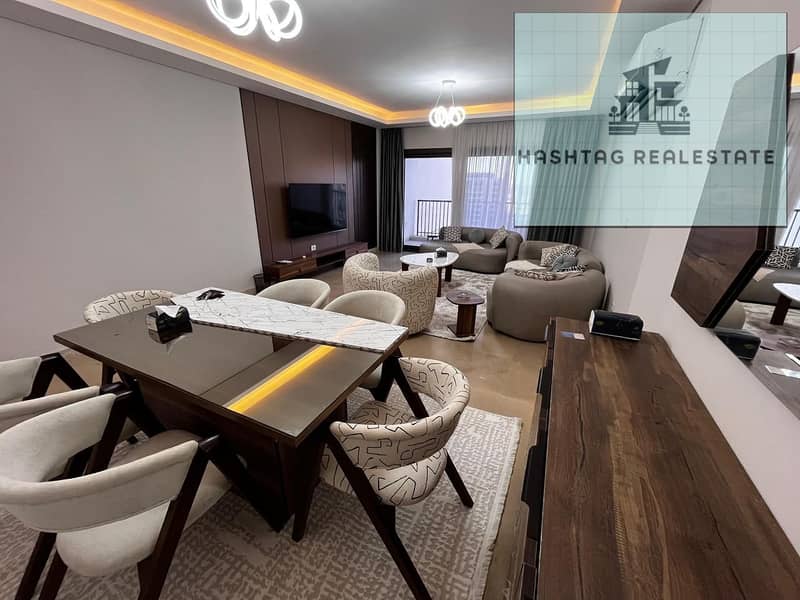 Hotel apartment for daily rent in Zaid Towers, Sheikh Zayed, one of the most upscale and best compounds and the safest, fully furnished and air-conditioned. - Widok 5