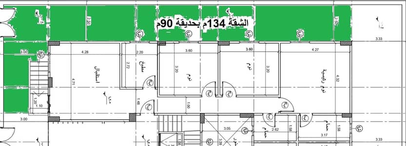 شقة 3 غرف نوم للبيع في القاهرة الجديدة، القاهرة - شقة 134م ارضى بجاردن 90م. jpg
