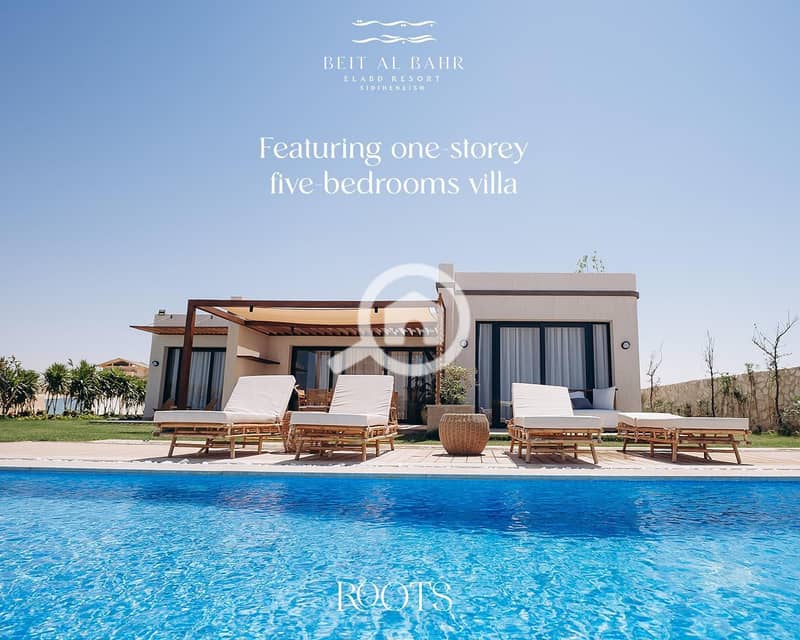 Chalet for sale fully finished with a sea view in Beit El Bahr – Sidi Hanish – North Coast. - Ansicht 4