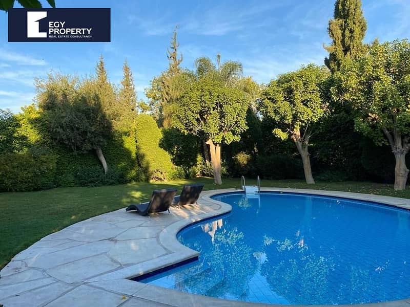 Fully Finished 6 Bedroom Villa Rent in Katameya Heights New Cairo 630 sqm - Widok 2