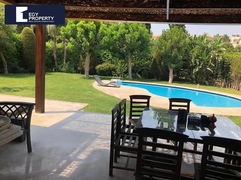 Fully Finished 6 Bedroom Villa Rent in Katameya Heights New Cairo 630 sqm - Więcej