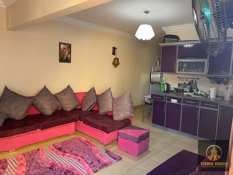 Ground floor chalet with garden for sale in Malibu Village, Ain Sokhna, furnished and equipped, with a distinctive view. – pohled 5