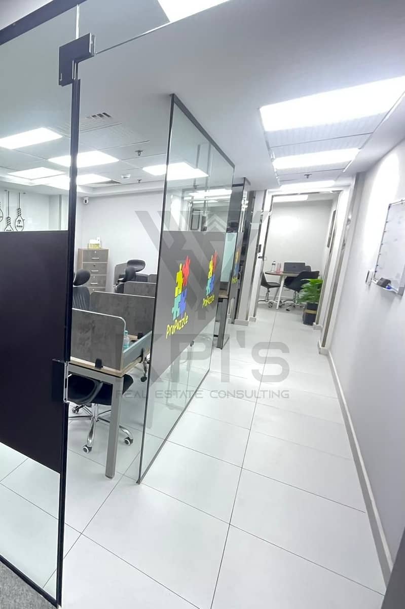 office Fully finished 84SQM for rent in Business Plus, Fifth Settlement - Vista 5
