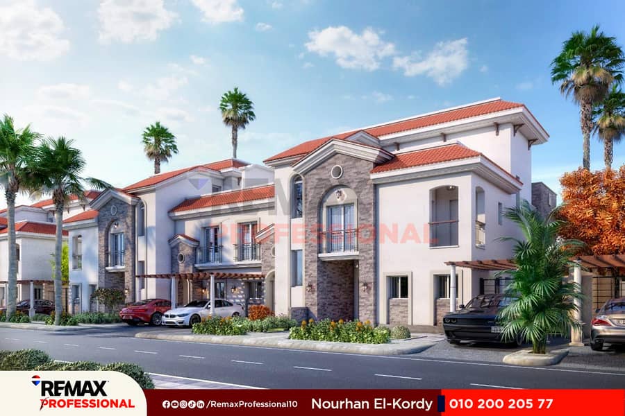 Immediate delivery prime location open view overlooking lake and plaza townhouse for sale in Sawary - Widok 4