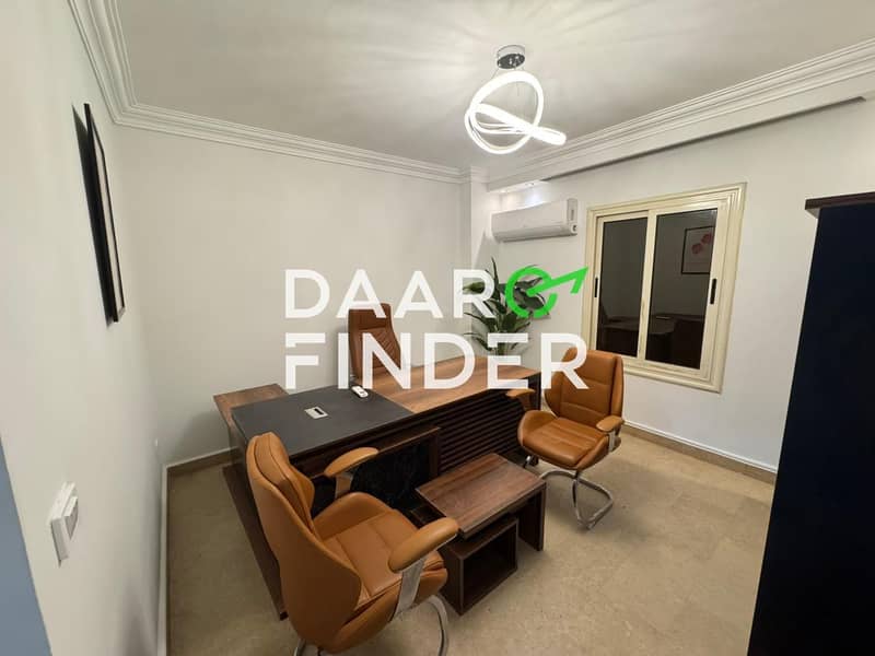 Furnished Office for Rent 225 sqm – 3 Rooms – Next to The Gate & Espana Plaza – Fully Finished with ACs - Więcej