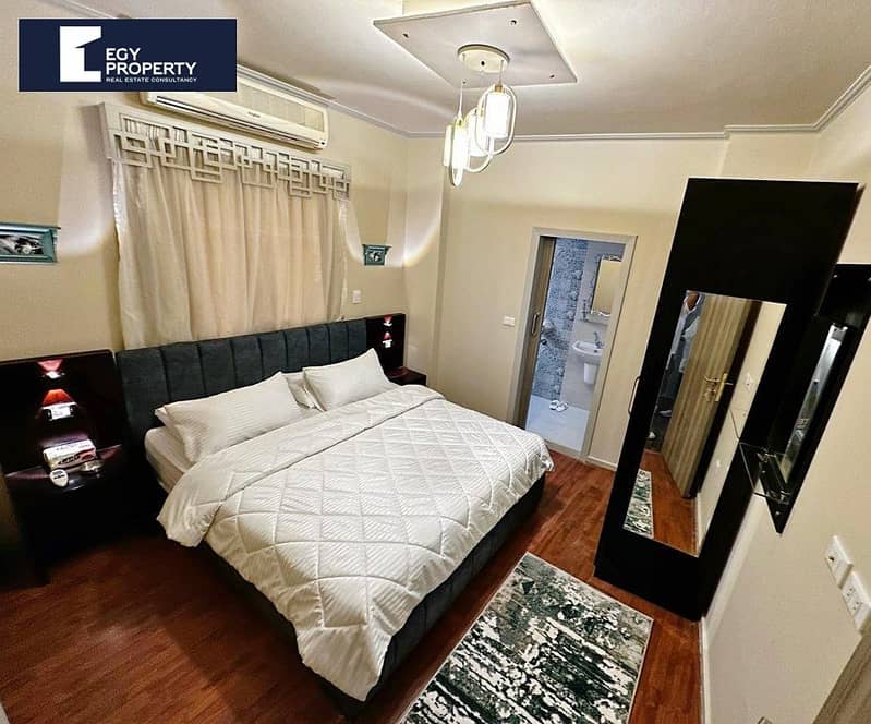 Fully Finished 2-Bedroom Service Apartment for Rent in Arabella Plaza – New Cairo 135 sqm - Widok 4