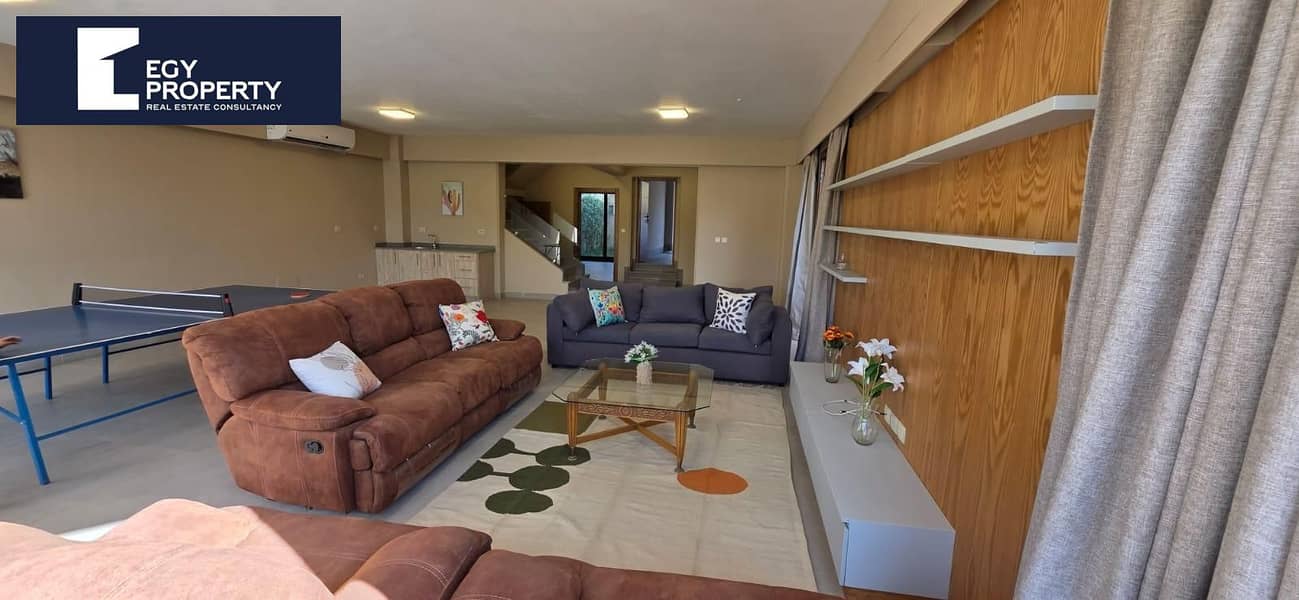 Fully Furnished 4 Bedroom Villa for Rent in Top View Compound New Cairo 500 sqm - Widok 5