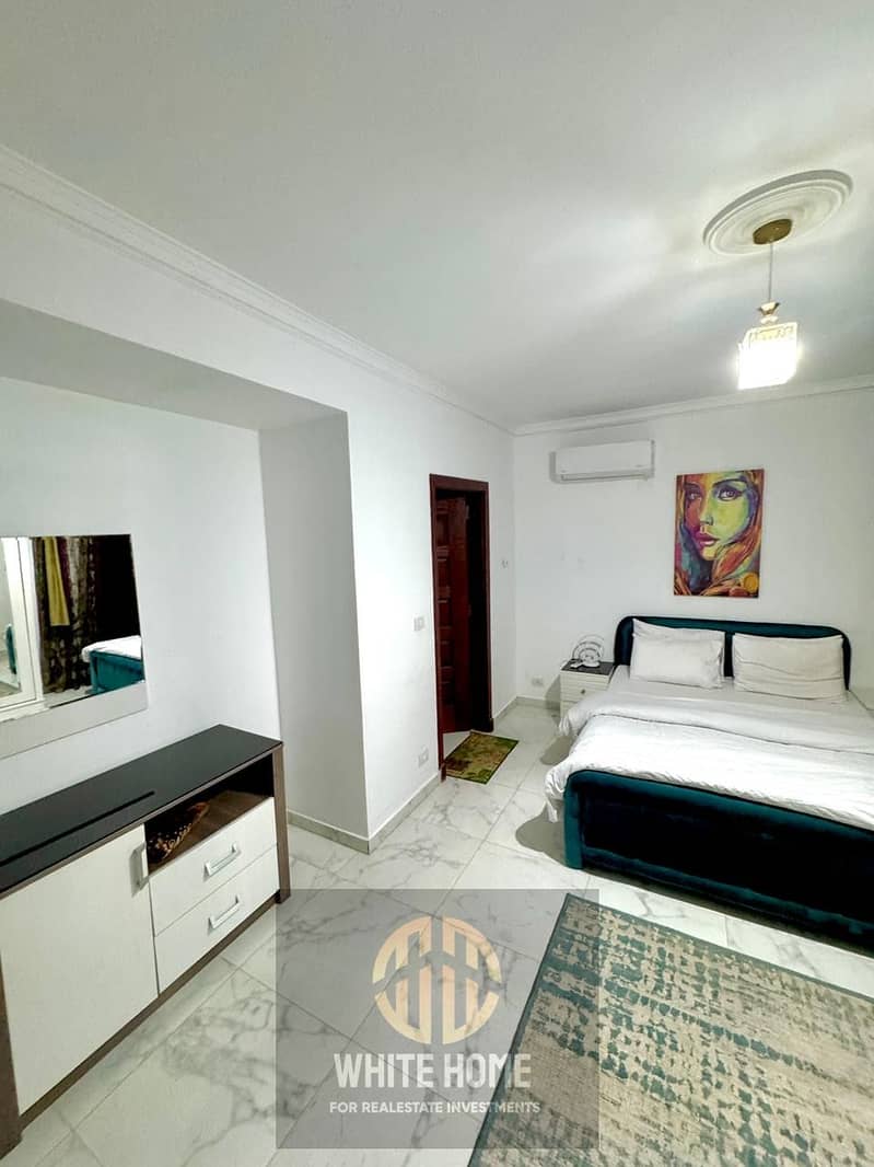 Apartment ultra modern finishing fully furnished, fully furnished for rent in Mountain View Executive New Cairo near to pool & Garden nearest Mivida . - Vista 4