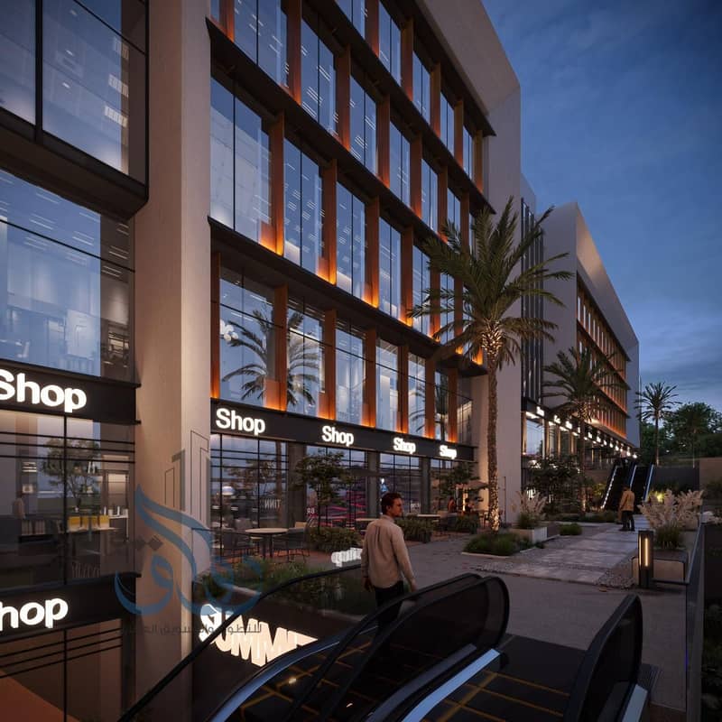 Commercial shop for sale in Ritzy Mall, Sheikh Zayed, already rented with guaranteed monthly income. - Więcej