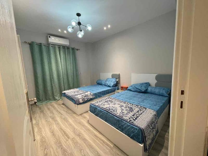 Apartment for rent in Katameya Gardens New Cairo New Cairo near AUC Golden Square area 100 sqm fully furnished - Aanzicht 4