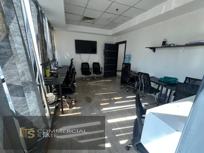 Finished Office at Cairo Business Plaza 55m for Rent -New Cairo - Ansicht 3