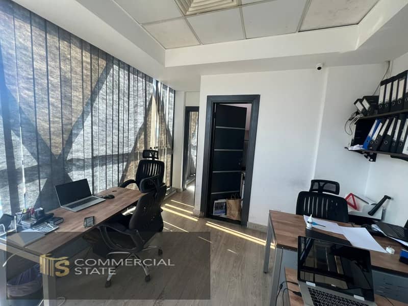Finished Office at Cairo Business Plaza 55m for Rent -New Cairo - Ansicht 6