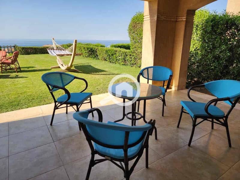 Luxurious chalet for rent at Ras El-Shaikh? Wait, the input says تلال السخنة which is 'Tell al-Sokhna Hills' (or in Egyptian resort area - Widok 6