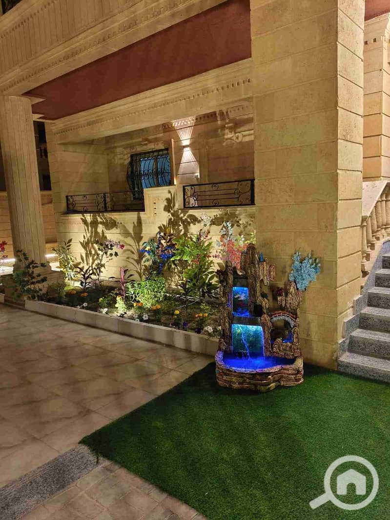 A furnished studio for rent in Arqi Villas, New Cairo, 90 Street (Teseen Street) main road - Widok 3