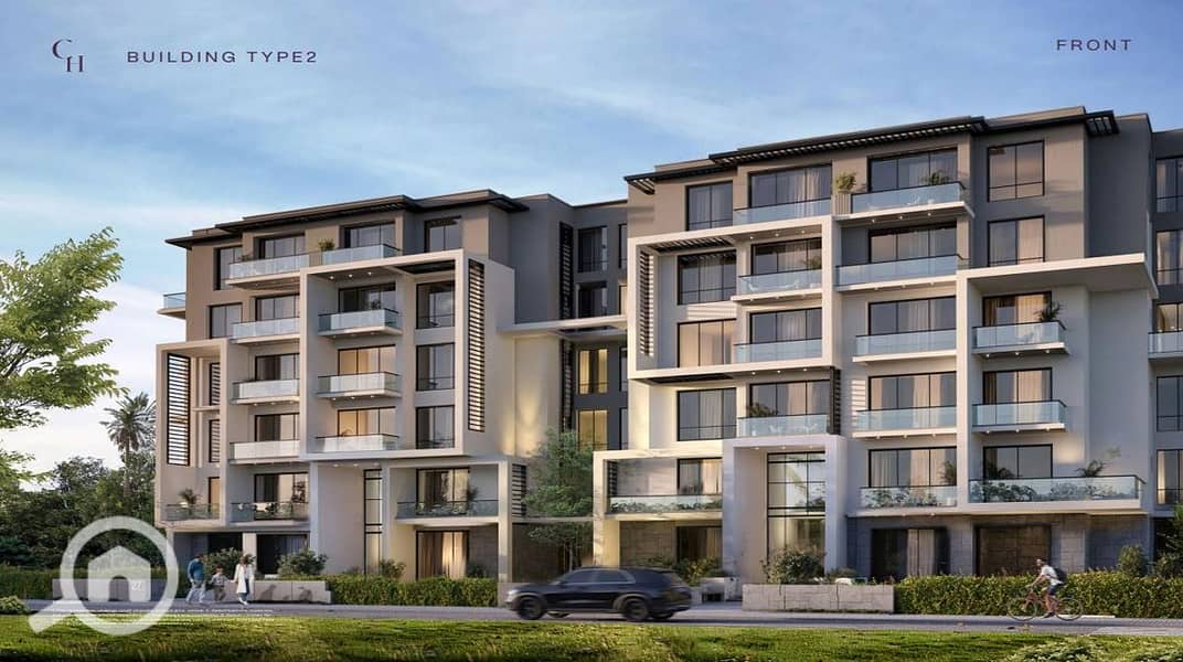 2-bedroom apartment for sale in Club Hills Compound, next to Al Gezira Club and New Giza in October – with installment plans up to 9 years. - Widok 3