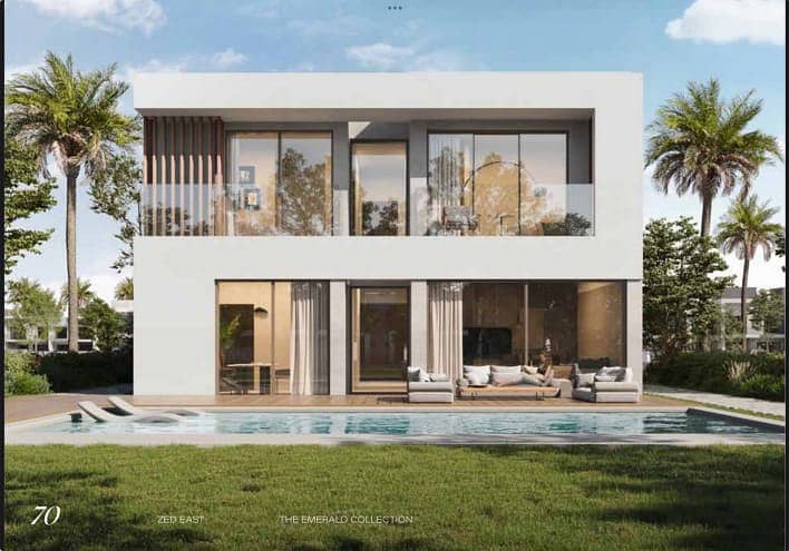 Modern 253 sqm villa in Emerald Phase, ZED East New Cairo by ORA Developers — Ultra Super Lux, 5% down, 10-year installments, last & most exclusive ph – pohled 2