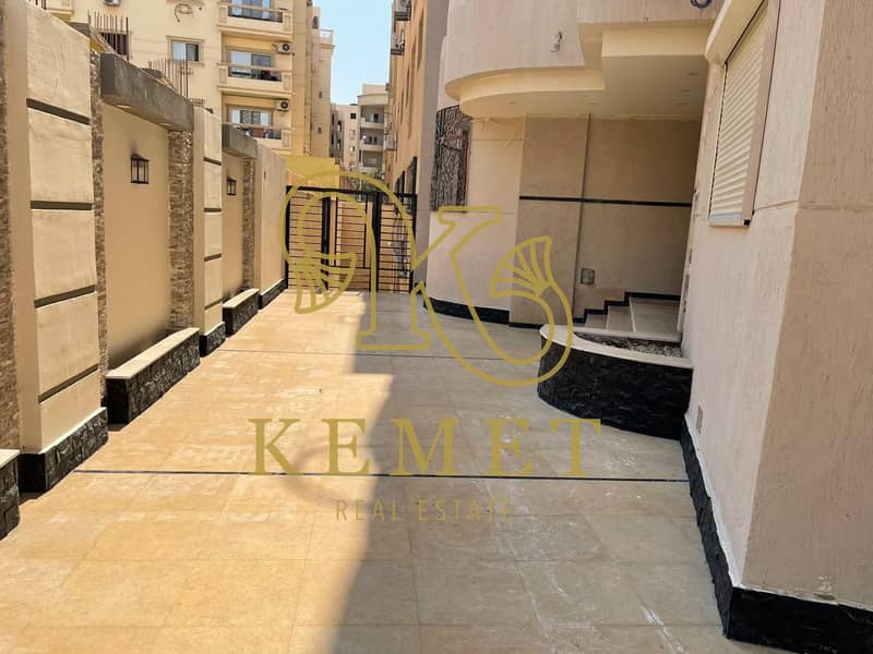 210m apartment in Al Lotus Al Shamayah, second floor, open view, immediate delivery, semi-finishing. - Widok 3