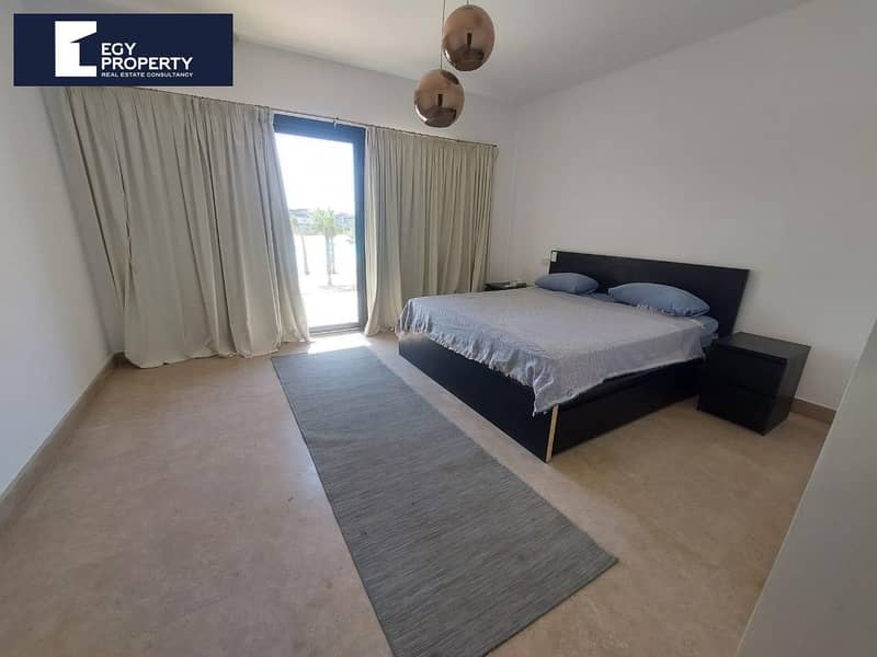 Direct on Lagoon Fully Finished and Furnished Luxury Villa for Sale in Swan Lake- North Coast - Widok 5