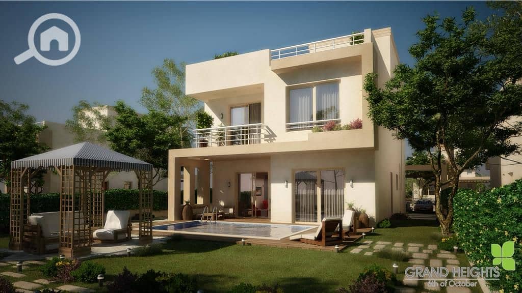 Prime Twinhouse 279 sqm for sale in grand heights, fully finished, ready to move, sheikh zayed - Widok 6