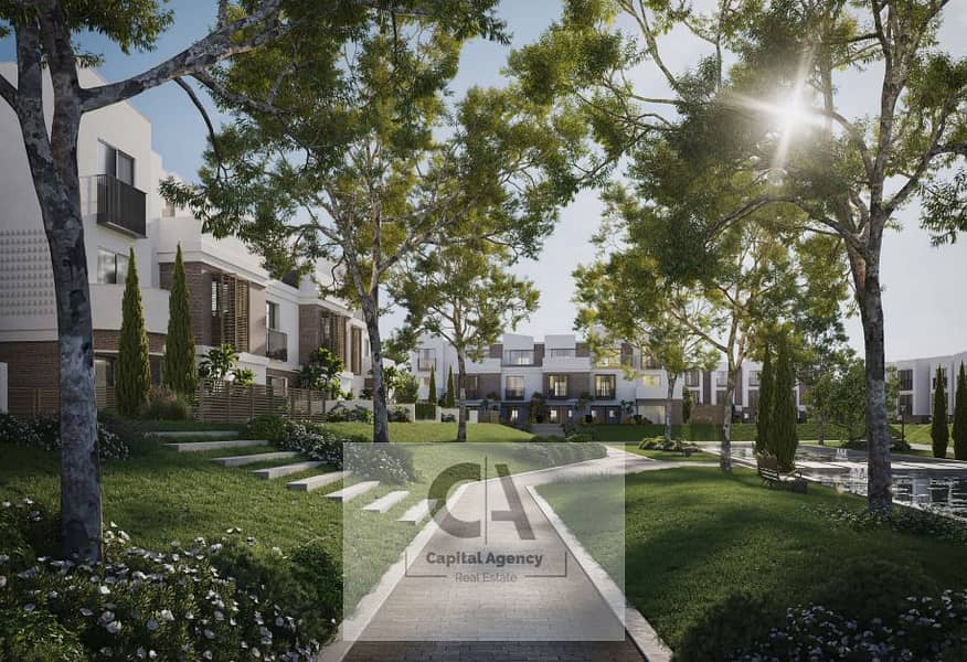 Twin house for sale in Scenes Compound in the heart of Mostakbal City, next to Bloomfields, with a 5% down payment and installments over the longest p - Ansicht 6