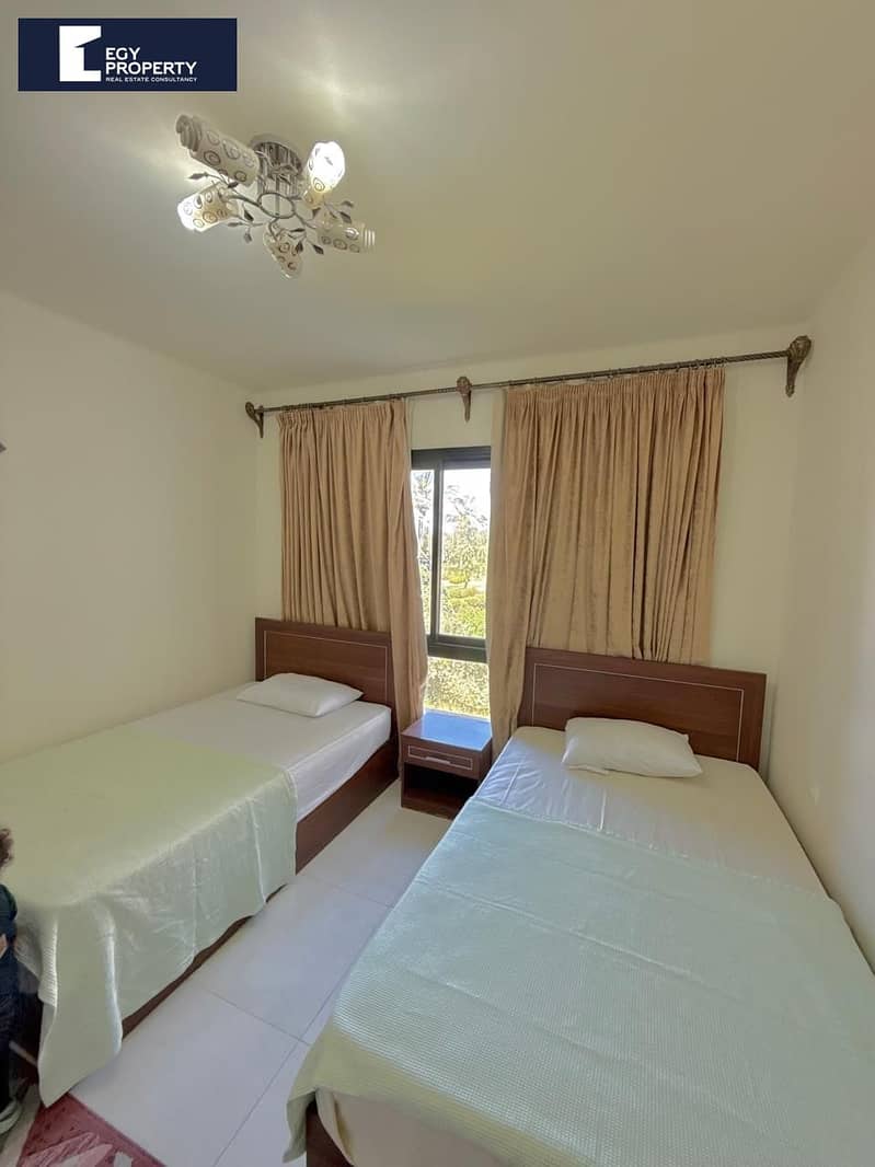 Fully Furnished 3 Bedroom Chalet for Rent in Marassi North Coast with Pool View - Widok 5