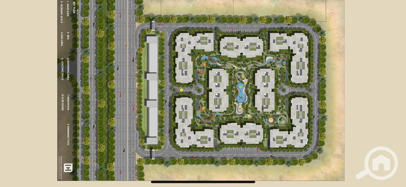 95m Apartment October Gardens Installments Plan - Widok 3