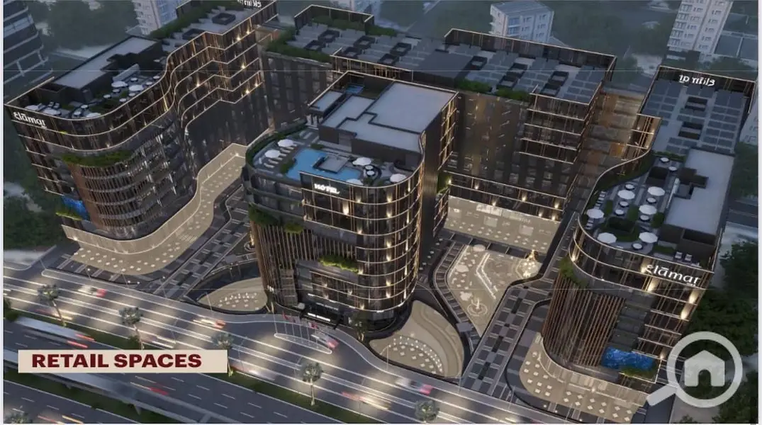 Retail Shop 38m + 26m Outdoor Ground floor opportunity for a restaurant or cafe in the best location in علامات تاون 3lamat under the strongest management and operation companies - 6. nézet