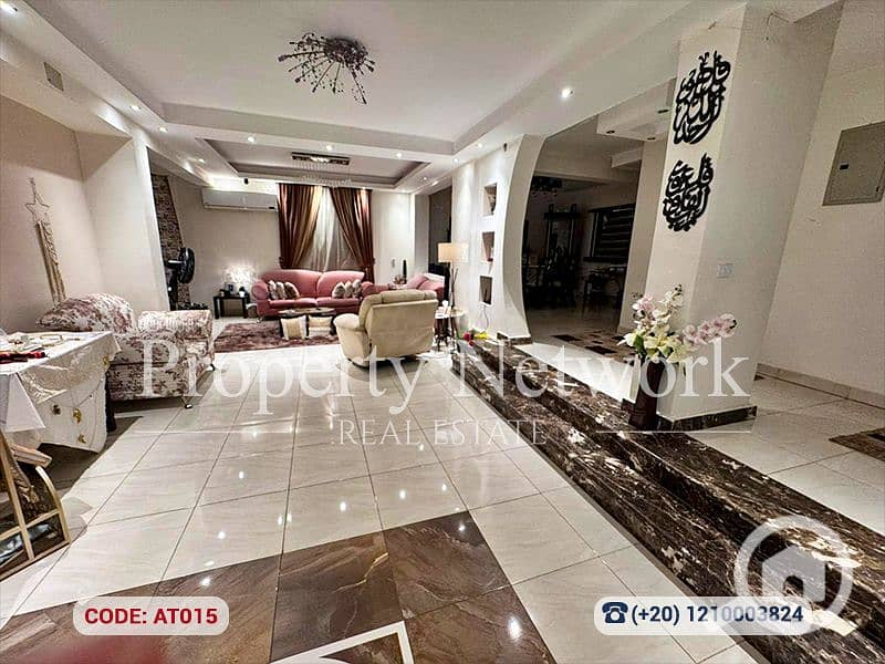 Fully finished Ground Floor Apartment with Private Garden for Sale in El Yasmeen 8 Prime location Ready to move - Mehr
