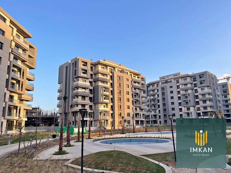 Apartment for sale in Blue Vert compound in the New Administrative Capital, 158 sqm, ground floor with a 54 sqm garden. - Widok 6