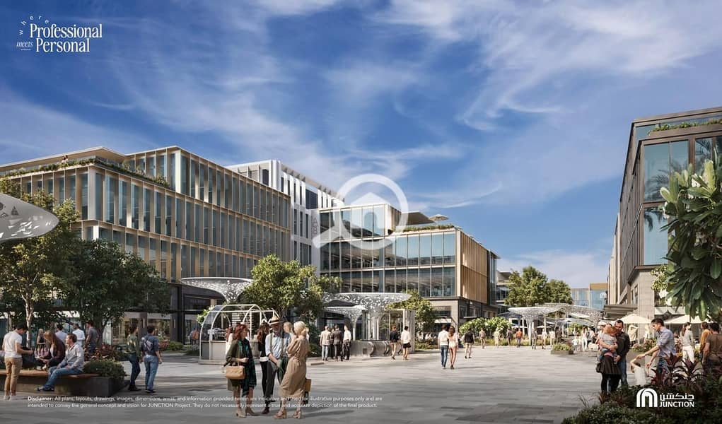 “Administrative office, 77 m², for sale directly on Al Wahat Road, next to Mall of Egypt – Majid Al Futtaim. ” - Fler