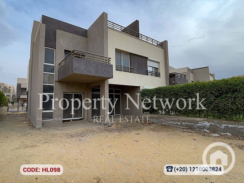 Semi finished Distinct Twin House for Sale The Square Compound New Cairo Prime location Ready to move - Widok 4