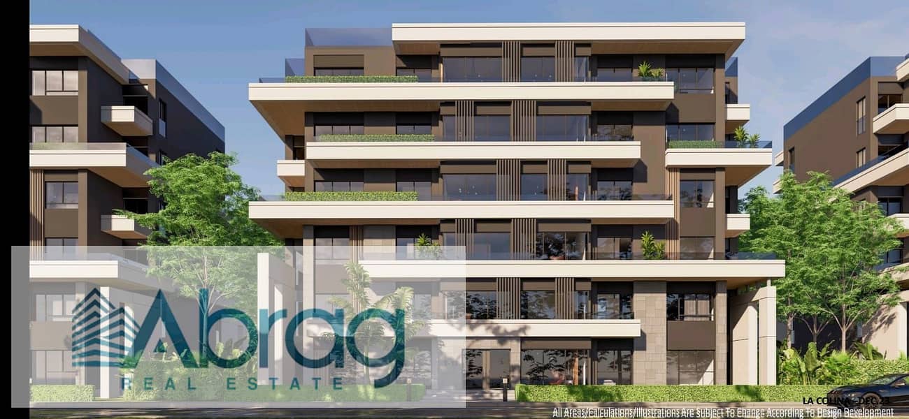 Two-bedroom apartment in Sheikh Zayed, La Collina compound, with lower installment payments, lowest price in the market, very special location. - Widok 5