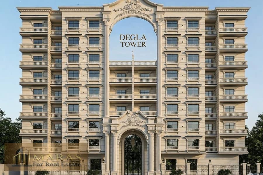 Apartment for Sale in Degla Tower Zahraa El Maadi near Tejan 2 and Wadi Degla Club 100 to 200 sqm 15% Down Payment 6 Years Installments - Widok 2