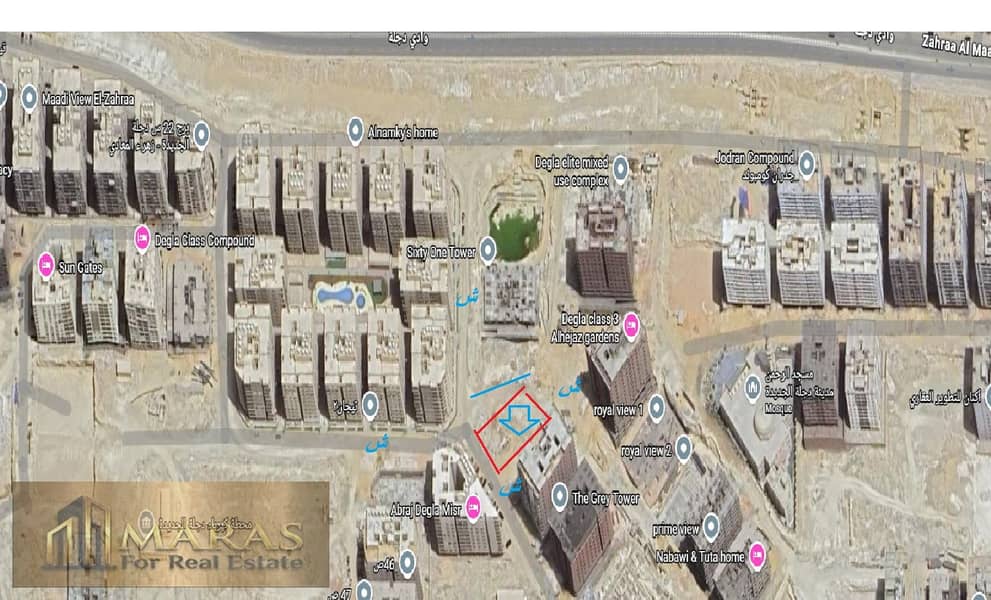 Apartment for Sale in Degla Tower Zahraa El Maadi near Tejan 2 and Wadi Degla Club 100 to 200 sqm 15% Down Payment 6 Years Installments - Widok 3