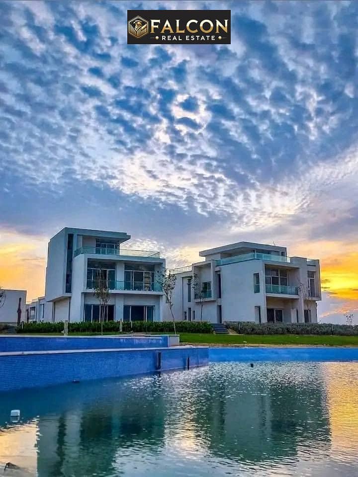 get now Villa for sale fully finished, located in front of the Alamein Towers! Featuring a direct sea view with VIP standards. A guaranteed investment - Bild 2