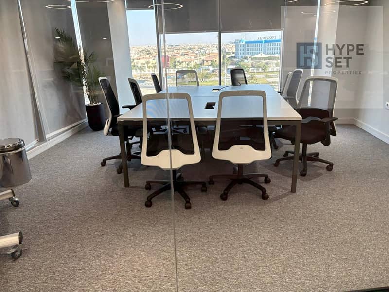 ready for viewing 76 meter office for sale in fronte of kempinski in kinda taj city mall plaza - Mehr