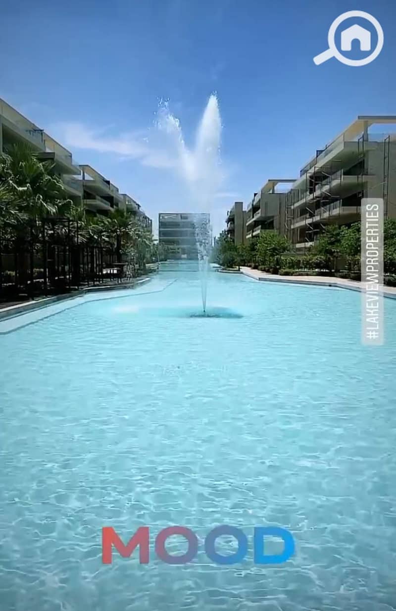 Apartment with Garden & Private Pool for Sale in Lake View Residence 2, Fifth Settlement, New Cairo - Vista 2