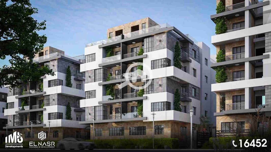 A stunning apartment available for immediate delivery for sale in the heart of the Fifth Settlement in Al-Narges, featuring 3 rooms and 2 bathrooms. - Widok 6