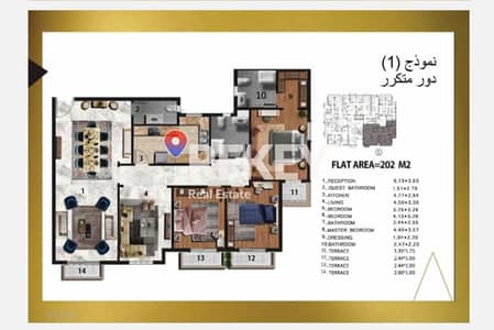 فلیٹ 3 غرف نوم للبيع في محرّم بيك، الإسكندرية - 50. jpg