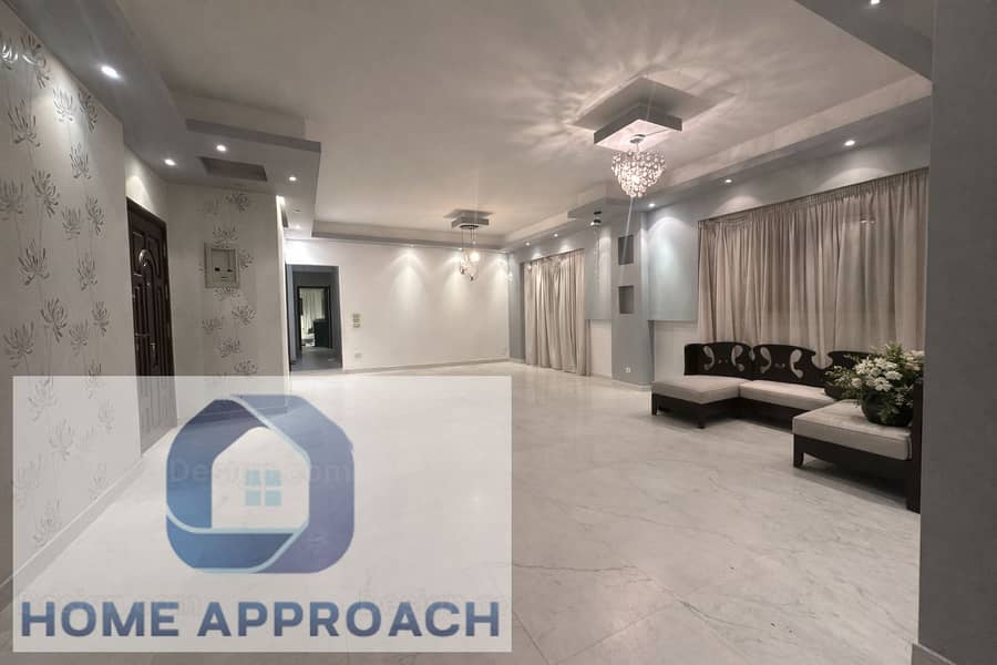 Luxurious 190 sqm 3BR apartment, 2nd floor in First District, 5th Settlement — high super-luxe finish, Carrara marble, 2 terraces, land & garage share, owner sale, cash, immediate handover – pohled 2